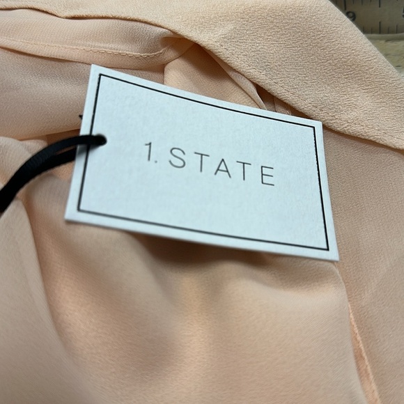 1.State Gypsy Night Peach Flowy Tank Top Size Med NEW WITH TAGS - Picture 9 of 9